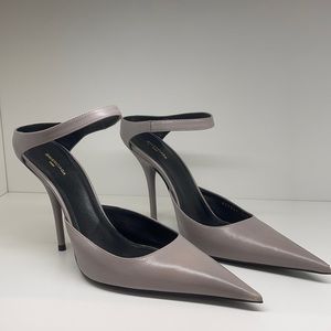 Balenciaga Pointy Toe Gray Stilettos